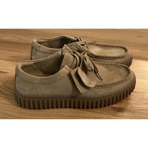 Clarks Torhill 13288 Suede / Nubuck Shoes Size 9 – Light Brown / Camel
